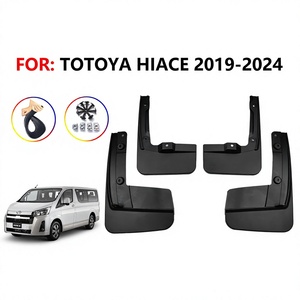 for Toyota Hiace Mudguards 19-24mm Plastic Black Tire Deflectors For 2019-2023 AT <b>Models</b> - Product Image 5