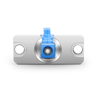 Adaptador/Adaptador de fibra óptica de Metal FTTH Hybrid SC hembra a LC macho UPC simple