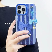 Coque de téléphone à motif papillon et couleurs violettes, accessoires mobiles très demandés pour iPhone 12 13 14 15 16 17 18 Pro Max