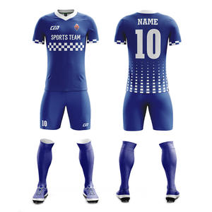 Conjunto de Uniforme de Fútbol Personalizado para Hombre de Alta Calidad, 100% Poliéster, con Impresión Digital, Peso de Tela 210g - Product Image 1