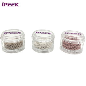 Produttori iPEEK Stock materie prime uso medico resina <span class=keywords><strong>Peek</strong></span> prezzo per 35g granuli <span class=keywords><strong>Peek</strong></span> puri per <span class=keywords><strong>PEEK</strong></span> Dental - Product Image 6