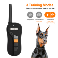 Collar de entrenamiento de choque eléctrico para perros, productos de entrenamiento para mascotas con Control remoto, a prueba de agua, 2021