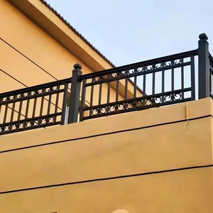 European-Style Metal <strong>Railing</strong> Balustrade For Villa &amp; Yard Balcony Outdoor Decorative Trellis &amp; Guardrails Custom Rooftop Terrace - Product Image 1