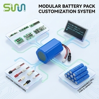 Pack de batteries au lithium 18650 à cycle de vie long (plus de 500 cycles), sortie stable avec communication IIC pour robot intelligent