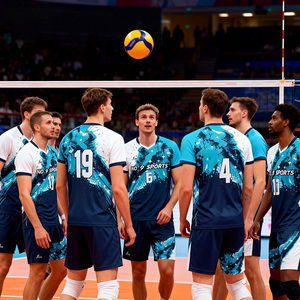 Quality <b>Cheap</b> Custom Logo College Volleyball Shirts Volleyball Team Uniform <b>Set</b> Volleyball Sublimation Jersey - Product Image 2