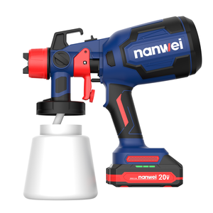 <span class=keywords><strong>Pistolet</strong></span> de pulvérisation sans air portatif NANWEI 20V à <span class=keywords><strong>batterie</strong></span> lithium, pulvérisateur de peinture sans fil, moteur sans balais, pour bricolage maison et meubles - Product Image 6