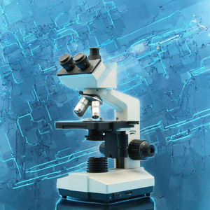 Microscope binoculaire composé optique 1600x, microscope biologique stéréo de laboratoire, instrument de laboratoire médical éducatif - Product Image 3