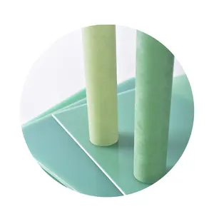 Tabung kain serat kaca isolasi pabrikan/pipa selang laminasi resin epoksi/G10 G11 FR4 tabung