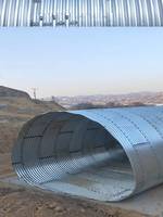 Tubería de Acero Corrugado Galvanizado Sin Aleación, Certificada por ASTM, de Tamaño Personalizado, para Proyectos de Alcantarillas Viales, Marca XLT