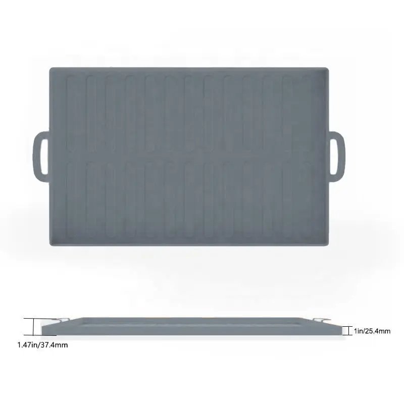 Hot Amazon Online Product 17 22 28 36''Silicone Blackstone Griddle Cover Mat For Outdoor Cooking