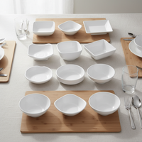 Hôtel Restaurant Blanc Mélamine Asiatique Zen Rond Personnalisé Motif Sushi Sauce Soja Soupe Plat De Mariage Assiettes pour Vente En Gros