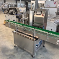 Machine de remplissage automatique à pompe servo-rotative pour pâte de chocolat, pâte de caramel, beurre de cacahuète et pâte à rayures tourbillonnantes