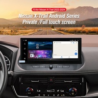 Route Factory 12.3 pouces Android 8-Core voiture GPS stéréo pour 2024 pour Nissan Xtrail 8 + 128G 4G sans fil Carplay Support 1 an
