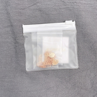 Bijoux de haute qualité givré Zip pochette sac Anti-oxydation étanche réutilisable bijoux en plastique givré sac d'emballage