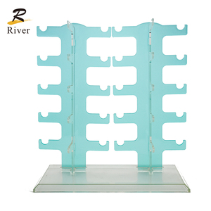 Sông Kính mát hiển thị <span class=keywords><strong>Acrylic</strong></span> Quang Đôi cây phong cách truy cập hiển thị Kệ nhựa Kính mát hiển thị đứng - Product Image 6