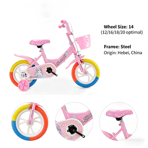 Vélo pour enfants léger et sûr, design coloré pour filles de 2 à 5 <span class=keywords><strong>ans</strong></span>, 12 pouces, uniquement pour les entreprises B2B - Product Image 3