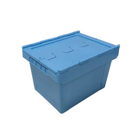 VENTE FLASH - Conteneurs de stockage verrouillables de 19 gallons avec couvercles - Conteneurs empilables robustes et durables - Caisses en plastique pour entrepôt