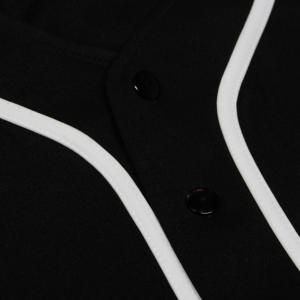 Maillot de baseball de haute qualité pour hommes, chemises de baseball brodées imprimées avec logo personnalisé, maillot sublimé respirant - Product Image 5