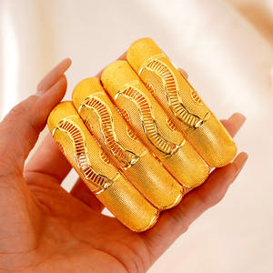 Brazalete Ajustable de Moda de Oriente Medio, Chapado en Oro de 24K, para Mujer, Venta al Por Mayor - Product Image 1