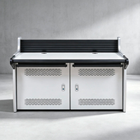 Console de Commande Double Siège Luxe 1200*900*750mm pour Centre de Contrôle, Console d'Opération Courbe Personnalisée pour Salle de Surveillance et Centre de Données