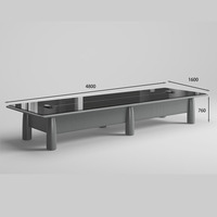 Ensemble de mobilier de bureau, bureau de conférence, table de réunion, tables de conférence modernes, ensemble de mobilier de bureau
