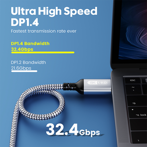 <span class=keywords><strong>DisplayPort</strong></span> <span class=keywords><strong>สาย</strong></span>เคเบิล1.4 8K 60Hz 4K 144Hz 2K <span class=keywords><strong>165Hz</strong></span> DP To DP สำหรับจอเล่นเกม PC - Product Image 5