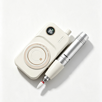 Ponceuse à ongles électrique sans fil à moteur brushless, stylo de ponçage en carbure pour usage domestique et hôtelier, manucure et polissage