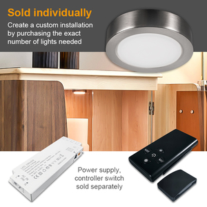 Wholesale 120V LED Puck Lights Aluminum <strong>Under</strong> <strong>Cabinet</strong> <strong>Lighting</strong> for Kitchen, Shelf, and RV - Energy-Efficient &amp; Long-Lasting - Product Image 6