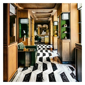 Newstar tùy chỉnh sang trọng nhà lối vào tự nhiên máy bay phản lực nước đá cẩm thạch ý Thiết kế gạch lát sàn mô hình bằng tia nước huy chương - Product Image 2