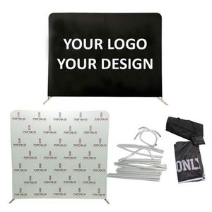 Double Sided Pillowcase <b>Back</b> <b>Drop</b> Trade Show Fabric Tension Backdrop Display Stand Photo Booth Backdrop for Display Use - Product Image 1