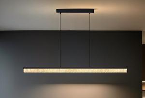 Luminaire suspendu minimaliste pour salle à manger avec une touche de luxe discret, luminaire linéaire minimaliste pour bar/table à manger - Product Image 6