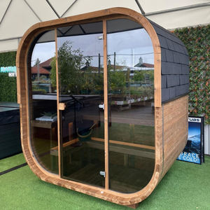 Sauna électrique extérieur moderne pour 4 personnes en bois massif <span class=keywords><strong>de</strong></span> pruche pour villas - Product Image 1