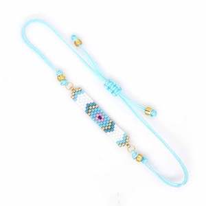 Pulsera de cuentas de cristal de la <span class=keywords><strong>amistad</strong></span> para mujer, joyería hecha a mano - Product Image 4