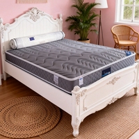 Matelas à ressorts ensachés OEM, logo personnalisé, taille d'usine, flexible, Queen, 20 cm d'épaisseur, housse en coton et lin, mobilier de maison, garantie 10 ans