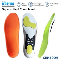 Semelles en mousse EVA super critique KS |   Semelles orthopédiques personnalisées OEM/ODM durables anti-fatigue avec soutien de la voûte plantaire pour la course à pied longue distance