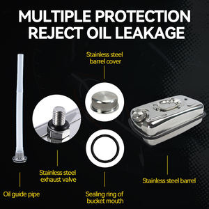 Support de <span class=keywords><strong>moto</strong></span> essence 5L métal acier Litre de rechange Portable additif Jerry Can sans bec - Product Image 2