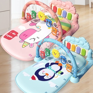Samtoy Baby Activity Gym Babi Toy carine sensoriali soffice Carpet Fitness Rack pedali pianoforte spesse tappetino da gioco per neonato - Product Image 2