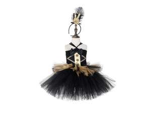 Vestido de tul para niños 2025 Punk Rock negro Halloween Cosplay escenario niña ropa circo elegante tutú vestido disfraces niños - Product Image 5