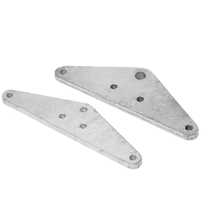 Plaque de jonction en L OEM disponible, plaque de connexion galvanisée pour raccordement de matériel de ligne de tour électrique - Product Image 4