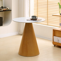 Table de négociation de luxe nordique, table basse ronde moderne et minimaliste pour hôtel, maison, petite unité, balcon, loisirs