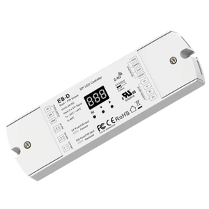 Controlador de <span class=keywords><strong>Luz</strong></span> LED Pixel SPI con Sensor PIR Dual y Doble Botón, 5-24VDC, 75-360W para Iluminación de Escaleras ES-D - Product Image 1