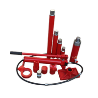 Kit de réparation de châssis de voiture avec cric hydraulique Porta Power de 10 tonnes