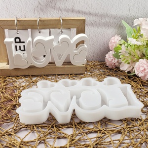 แม่พิมพ์เรซิ่นทำมือสำหรับงาน DIY ของตกแต่งสไตล์อินส์ แม่พิมพ์ซิลิโคนรูปหัวใจสำหรับตกแต่ง X0413 - Product Image 4