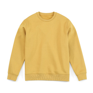 Venta al por mayor de color sólido sudadera de invierno unisex Sudadera con capucha hombres pulóver a granel cuello redondo - Product Image 1