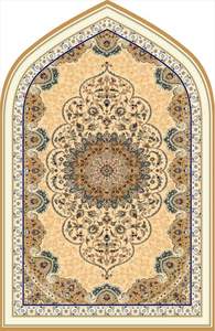 Alfombra de oración musulmana plegable antideslizante de terciopelo suave portátil hecha a mano alfombra lavable para uso doméstico - Product Image 5