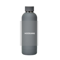 Bouteille d'eau en acier inoxydable à double paroi JianYang, promotionnelle, 18/8, avec sangle