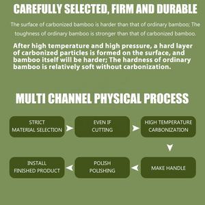 Pettine Spazzola all'Ingrosso dalla Fabbrica con Logo Personalizzato in Bambù Carbonizzato per la Toelettatura del Pelo di Cani e Gatti - Product Image 5