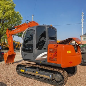 รถขุดไฮดรอลิกขนาดเล็ก Hitachi ZX70 สีเดิมจากโรงงาน เหมาะสำหรับงานก่อสร้าง - Product Image 5