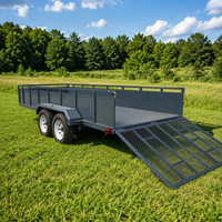 Remorque agricole utilitaire basculante 3 tonnes 3 voies OEM avec rampe pour le transport et le déplacement de marchandises agricoles