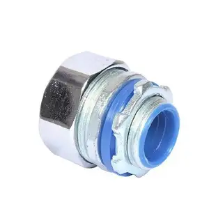 DPJ Connector Straight Waterproof External Thread Liquid Tight Joint Connector For Flexible Conduit